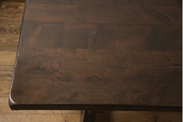 ビンテージ家具　スペイン製　優雅なシルエットが空間のアクセントになるダイニングテーブル(食卓、作業台、2人掛け、4人掛け、6人掛け、ヴィンテージ)(R-054297)