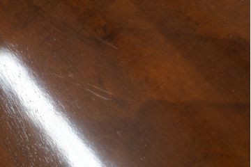 中古　美品　サァラ麻布　すっきりとした佇まいで取り入れやすいダイニングテーブル(エクステンションテーブル、4人掛け、6人掛け)(定価約100万円)(R-054310)