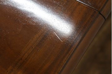 中古　美品　サァラ麻布　すっきりとした佇まいで取り入れやすいダイニングテーブル(エクステンションテーブル、4人掛け、6人掛け)(定価約100万円)(R-054310)