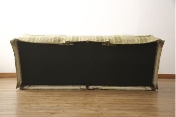 中古　美品　DREXEL HERITAGE(ドレクセルヘリテイジ)　爽やかなグリーンが目を引く3人掛けソファ(三人掛けソファ、3P)(R-054314)