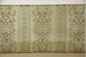 中古　美品　DREXEL HERITAGE(ドレクセルヘリテイジ)　爽やかなグリーンが目を引く3人掛けソファ(三人掛けソファ、3P)(R-054314)