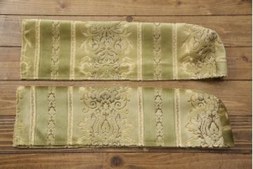 中古　美品　DREXEL HERITAGE(ドレクセルヘリテイジ)　爽やかなグリーンが目を引く3人掛けソファ(三人掛けソファ、3P)(R-054314)