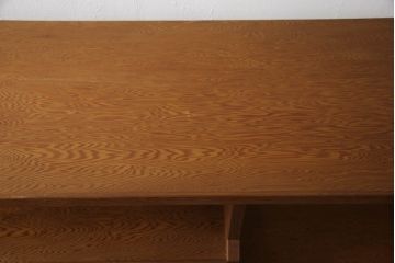 中古　屋久杉　優しい杢目で品のある空間を演出する飾り棚(茶棚、違い棚、収納棚)(R-054326)