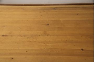 中古　美品　シャルドネ(CHARDONNAY)　パイン材　両面引き出し　木の質感や木目を生かしたデザインが素敵なダイニングテーブル(作業台、食卓、2人掛け、4人掛け)(R-054330)