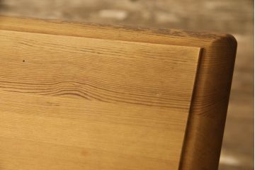 中古　美品　シャルドネ(CHARDONNAY)　パイン材　両面引き出し　木の質感や木目を生かしたデザインが素敵なダイニングテーブル(作業台、食卓、2人掛け、4人掛け)(R-054330)