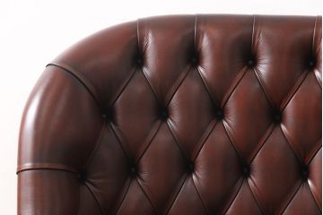 中古　超美品　スペイン製　VAROSA VALENTI(バロッサ バレンティ)　本革のシックな色合いが魅力!落ち着きのある大人の空間を演出する2人掛けソファ(2Pソファ、二人掛け、レザー)(定価約110万円)(R-054332)