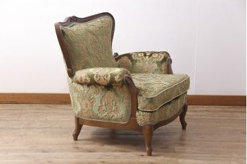 2020.10.26購入品　新品未使用　maruni(マルニ木工)　マキシマムシリーズ　アンドリュークラシカル　気品漂う佇まいが魅力的な1人掛けソファ(アームチェア、一人掛け、1P)(定価約22万円)(R-054333)