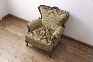2020.10.26購入品　新品未使用　maruni(マルニ木工)　マキシマムシリーズ　アンドリュークラシカル　気品漂う佇まいが魅力的な1人掛けソファ(アームチェア、一人掛け、1P)(定価約22万円)(R-054333)