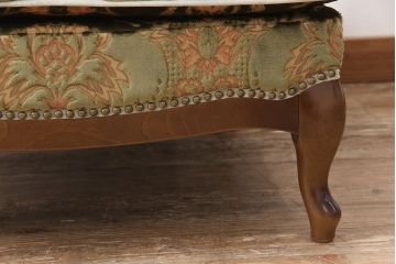 2020.10.26購入品　新品未使用　maruni(マルニ木工)　マキシマムシリーズ　アンドリュークラシカル　気品漂う佇まいが魅力的な1人掛けソファ(アームチェア、一人掛け、1P)(定価約22万円)(R-054333)