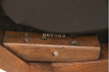 中古　DREXEL HERITAGE(ドレクセルヘリテイジ)　Cameo Classics(キャメオクラシックス)　格調高い雰囲気が魅力のマホガニー製ダイニングチェア2脚セット(椅子)(2脚定価 約62万円)(R-054335)