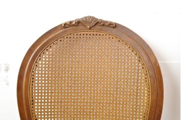 中古　DREXEL HERITAGE(ドレクセルヘリテイジ)　Cameo Classics(キャメオクラシックス)　格調高い雰囲気が魅力のマホガニー製ダイニングチェア2脚セット(椅子)(2脚定価 約62万円)(R-054336)