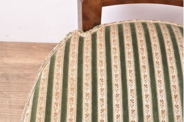 中古　DREXEL HERITAGE(ドレクセルヘリテイジ)　Cameo Classics(キャメオクラシックス)　格調高い雰囲気が魅力のマホガニー製ダイニングチェア2脚セット(椅子)(2脚定価 約62万円)(R-054336)