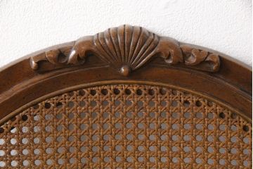 中古　DREXEL HERITAGE(ドレクセルヘリテイジ)　Cameo Classics(キャメオクラシックス)　格調高い雰囲気が魅力のマホガニー製ダイニングチェア2脚セット(椅子)(2脚定価 約62万円)(R-054337)