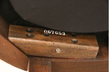 中古　DREXEL HERITAGE(ドレクセルヘリテイジ)　Cameo Classics(キャメオクラシックス)　格調高い雰囲気が魅力のマホガニー製ダイニングチェア2脚セット(椅子)(2脚定価 約62万円)(R-054337)