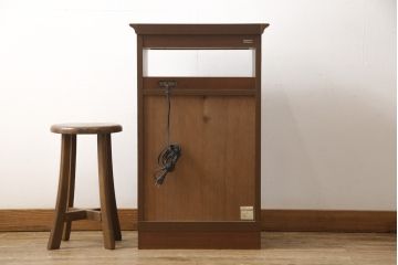 中古　美品　maruni(マルニ木工)　品のある佇まいが魅力的なサイドキャビネット(サイドテーブル、収納棚、電話台)(R-054340)