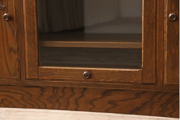 中古　美品　三越　Brugge(ブルージュ)　バラのレリーフが美しいテレビ台(戸棚、収納棚、ローボード、テレビボード)(R-054341)