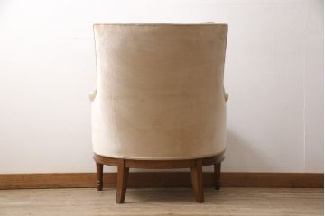 中古　DREXEL HERITAGE(ドレクセルヘリテイジ)　温かみのある色合いと上品な佇まいが魅力的なイージーチェアとオットマンセット(定価約68万円)(1人掛けソファ、アームチェア)(R-054344)