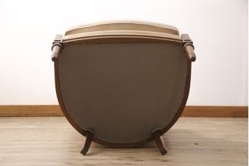 中古　DREXEL HERITAGE(ドレクセルヘリテイジ)　温かみのある色合いと上品な佇まいが魅力的なイージーチェアとオットマンセット(定価約68万円)(1人掛けソファ、アームチェア)(R-054344)
