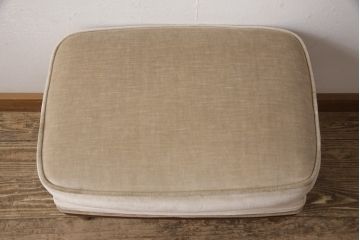 中古　DREXEL HERITAGE(ドレクセルヘリテイジ)　温かみのある色合いと上品な佇まいが魅力的なイージーチェアとオットマンセット(定価約68万円)(1人掛けソファ、アームチェア)(R-054344)