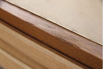 中古　DREXEL HERITAGE(ドレクセルヘリテイジ)　温かみのある色合いと上品な佇まいが魅力的なイージーチェアとオットマンセット(定価約68万円)(1人掛けソファ、アームチェア)(R-054344)