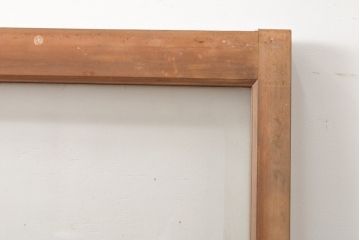 和製アンティーク　レトロな佇まいが趣溢れるガラス戸1枚(窓、引き戸、建具)(R-054348)