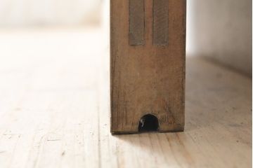 和製アンティーク　レトロな佇まいが趣溢れるガラス戸1枚(窓、引き戸、建具)(R-054348)