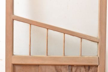 和製アンティーク　レトロな佇まいが趣溢れるガラス戸1枚(窓、引き戸、建具)(R-054348)