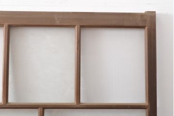 アンティーク建具　上手物　大正ロマンな雰囲気漂うガラス窓3枚セット(引き戸、ガラス戸、建具)(R-054372)