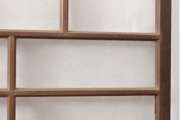 アンティーク建具　上手物　大正ロマンな雰囲気漂うガラス窓3枚セット(引き戸、ガラス戸、建具)(R-054372)