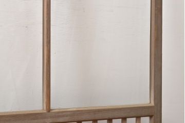 アンティーク建具　上手物　大正ロマンな雰囲気漂うガラス窓3枚セット(引き戸、ガラス戸、建具)(R-054372)