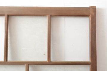 アンティーク建具　上手物　大正ロマンな雰囲気漂うガラス窓2枚セット(引き戸、ガラス戸、建具)(R-054373)