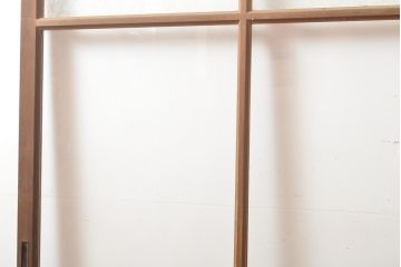 アンティーク建具　上手物　大正ロマンな雰囲気漂うガラス窓2枚セット(引き戸、ガラス戸、建具)(R-054374)