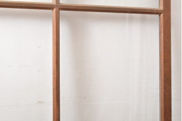 アンティーク建具　上手物　大正ロマンな雰囲気漂うガラス窓2枚セット(引き戸、ガラス戸、建具)(R-054374)