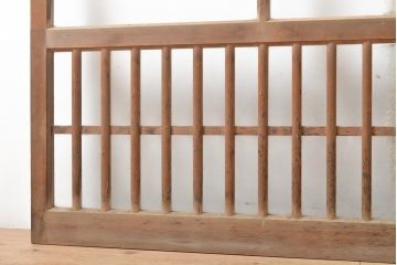 アンティーク建具　上手物　大正ロマンな雰囲気漂うガラス窓2枚セット(引き戸、ガラス戸、建具)(R-054374)
