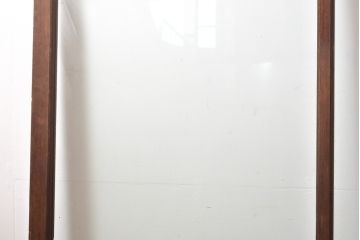 アンティーク建具　上手物　大正ロマンな雰囲気香るガラス窓2枚セット(引き戸、ガラス戸、建具)(R-054376)