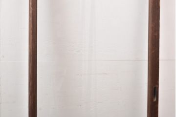 アンティーク建具　上手物　大正ロマンな雰囲気香るガラス窓2枚セット(引き戸、ガラス戸、建具)(R-054376)