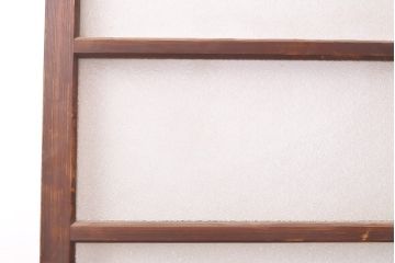 アンティーク建具　ダイヤガラス入りの引き戸1枚(ガラス戸、建具)(R-054381)