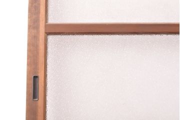 アンティーク建具　ダイヤガラス入りの引き戸1枚(ガラス戸、建具)(R-054381)