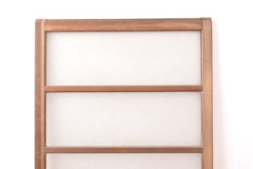 アンティーク建具　ダイヤガラス入りの引き戸1枚(ガラス戸、建具)(R-054381)