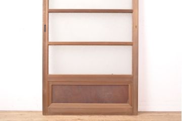 アンティーク建具　ダイヤガラス入りの引き戸1枚(ガラス戸、建具)(R-054381)