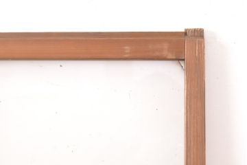 アンティーク建具　シンプルなデザインの引き戸1枚(ガラス戸、建具)(R-054382)