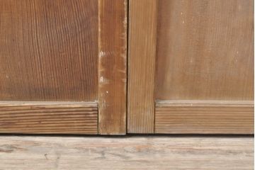 アンティーク建具　レトロな雰囲気の障子戸2枚(引き戸、建具)(R-054383)