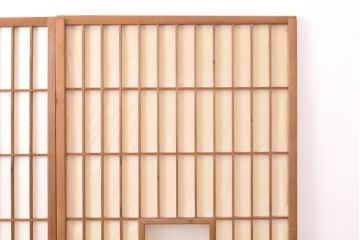 アンティーク建具　レトロな雰囲気の障子戸2枚(引き戸、建具)(R-054383)