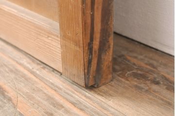 アンティーク建具　レトロな雰囲気の障子戸2枚(引き戸、建具)(R-054383)