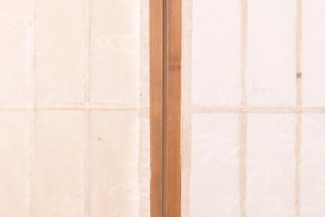 アンティーク建具　レトロな雰囲気の障子戸2枚(引き戸、建具)(R-054383)