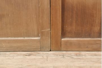アンティーク建具　レトロな雰囲気の障子戸2枚(引き戸、建具)(R-054383)