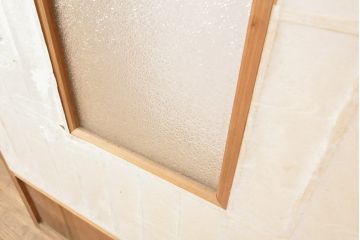 アンティーク建具　レトロな雰囲気の障子戸2枚(引き戸、建具)(R-054383)