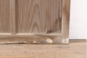 アンティーク建具　異なるガラスの質感が面白いガラス戸2枚(引き戸、建具)(R-054384)