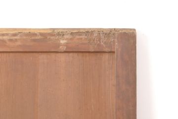 アンティーク建具　大正期の趣漂う格子帯戸1枚(引き戸、板戸、建具)(R-054386)