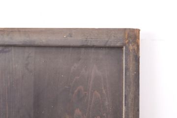 アンティーク建具　落ち着いた色合いの格子帯戸2枚(引き戸、板戸、建具)(R-054387)